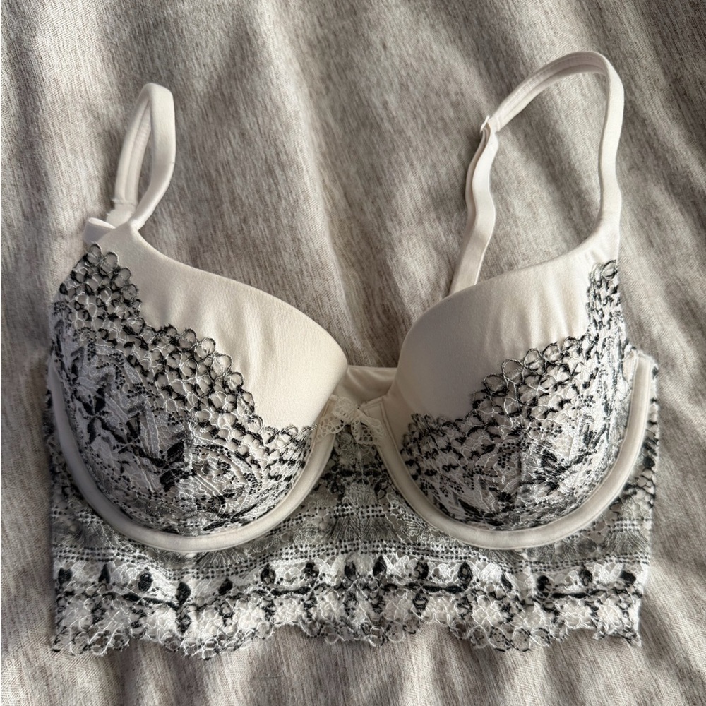 Victorias Secret Lined Demi Long Line Bra